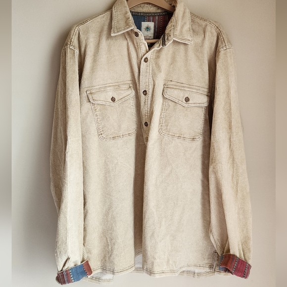 The Territory Ahead Other - The Territory Ahead Corduroy Half Button Up Pullover XL